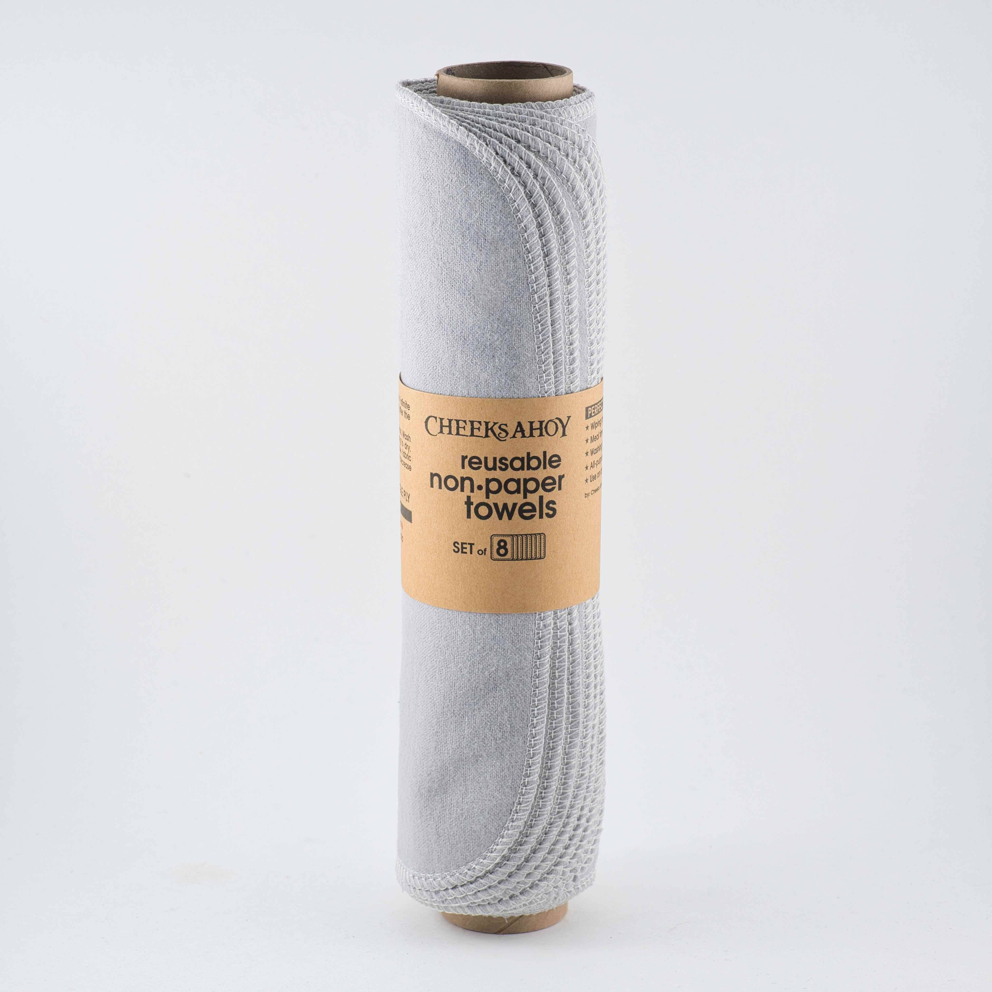Cheeks Ahoy Pre-Rolled Reusable Non•Paper Towels