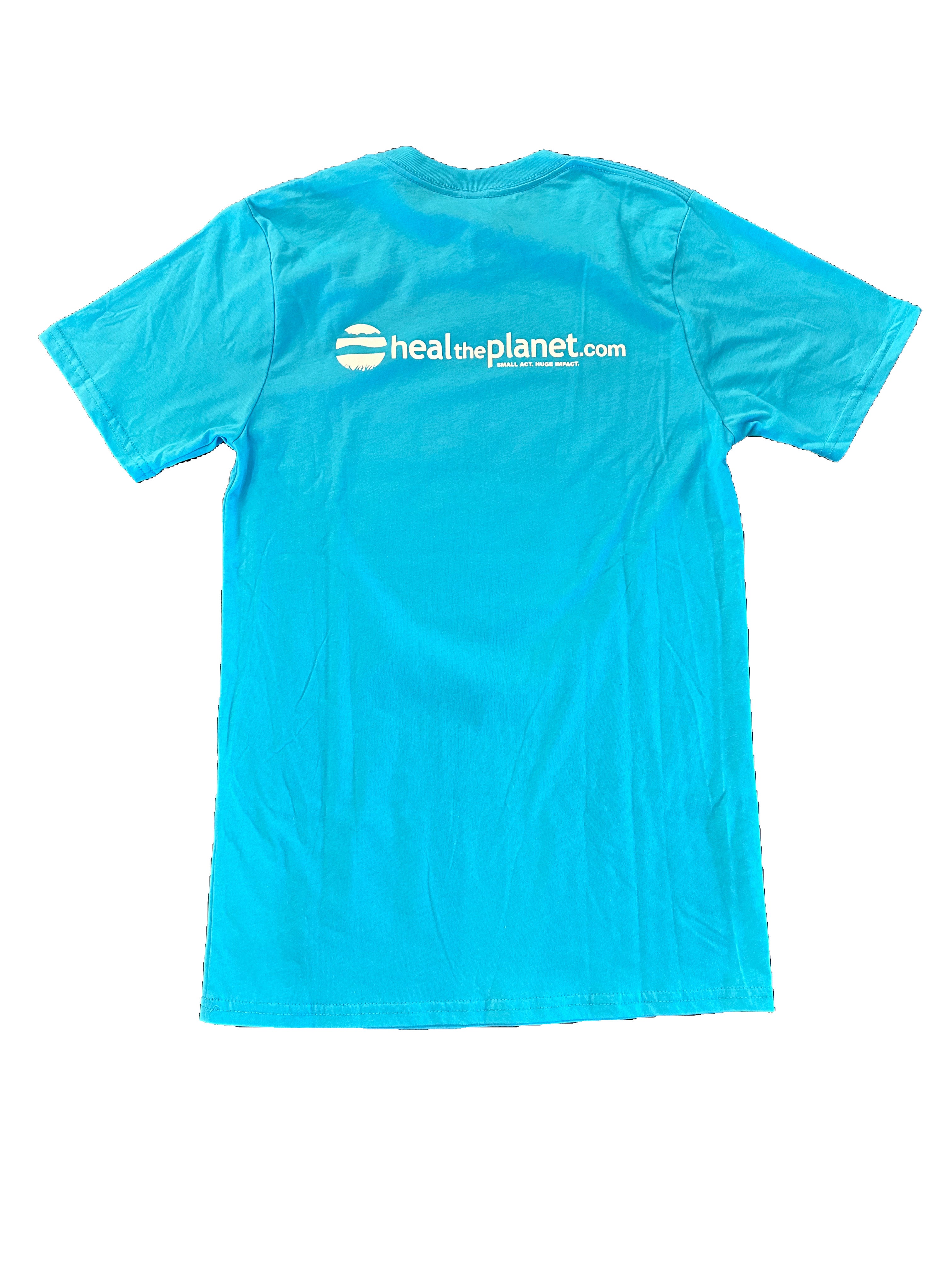 Heal The Planet Tee - Turquoise - Unisex