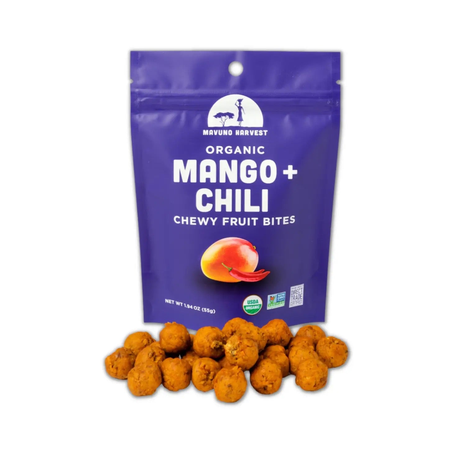 Mavuno Harvest Organics - Organic Mango + Chili Fruit Bites