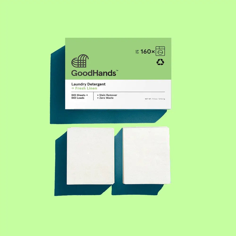 GoodHands Laundry Detergent Sheets - 80 Loads - Fresh Linen