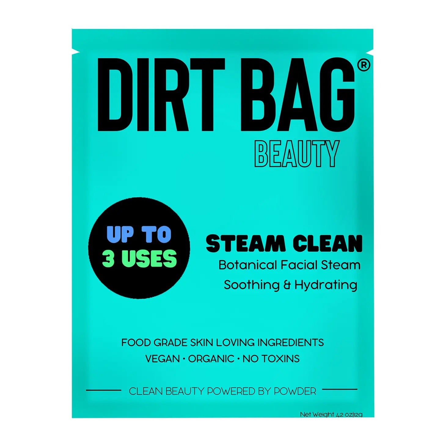 Dirt Bag Steam Clean -Organic Botanical Vegan Facial Steam