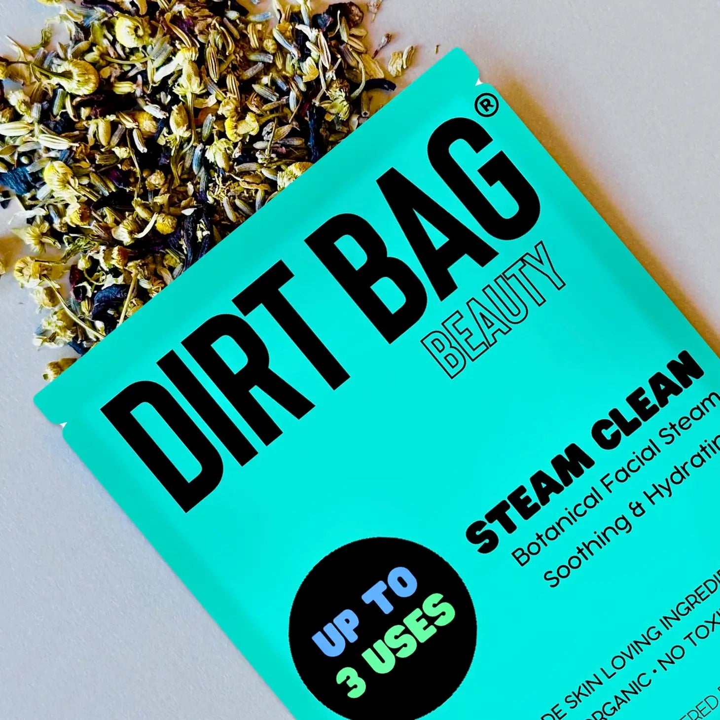 Dirt Bag Steam Clean -Organic Botanical Vegan Facial Steam