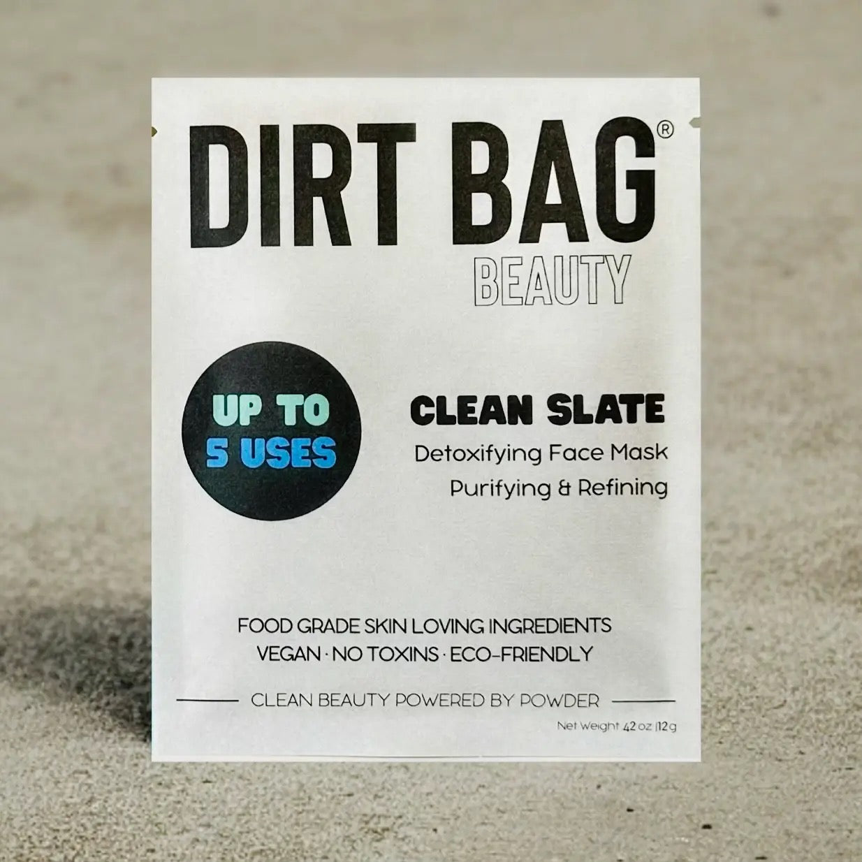 Dirt Bag Clean Slate Detoxifying Vegan Facial Mask - H2O Activated