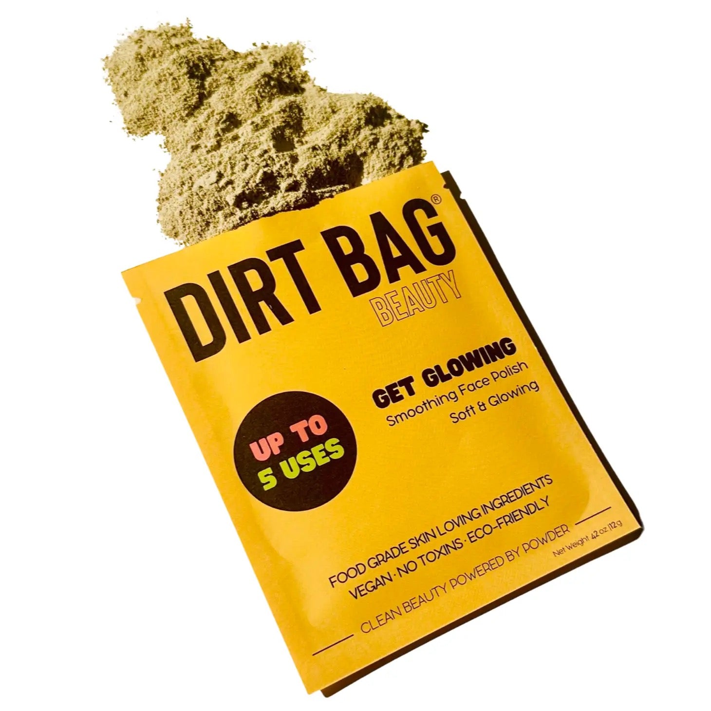 Dirt Bag Get Glowing Smoothing Vegan Facial Cleanser & Polish