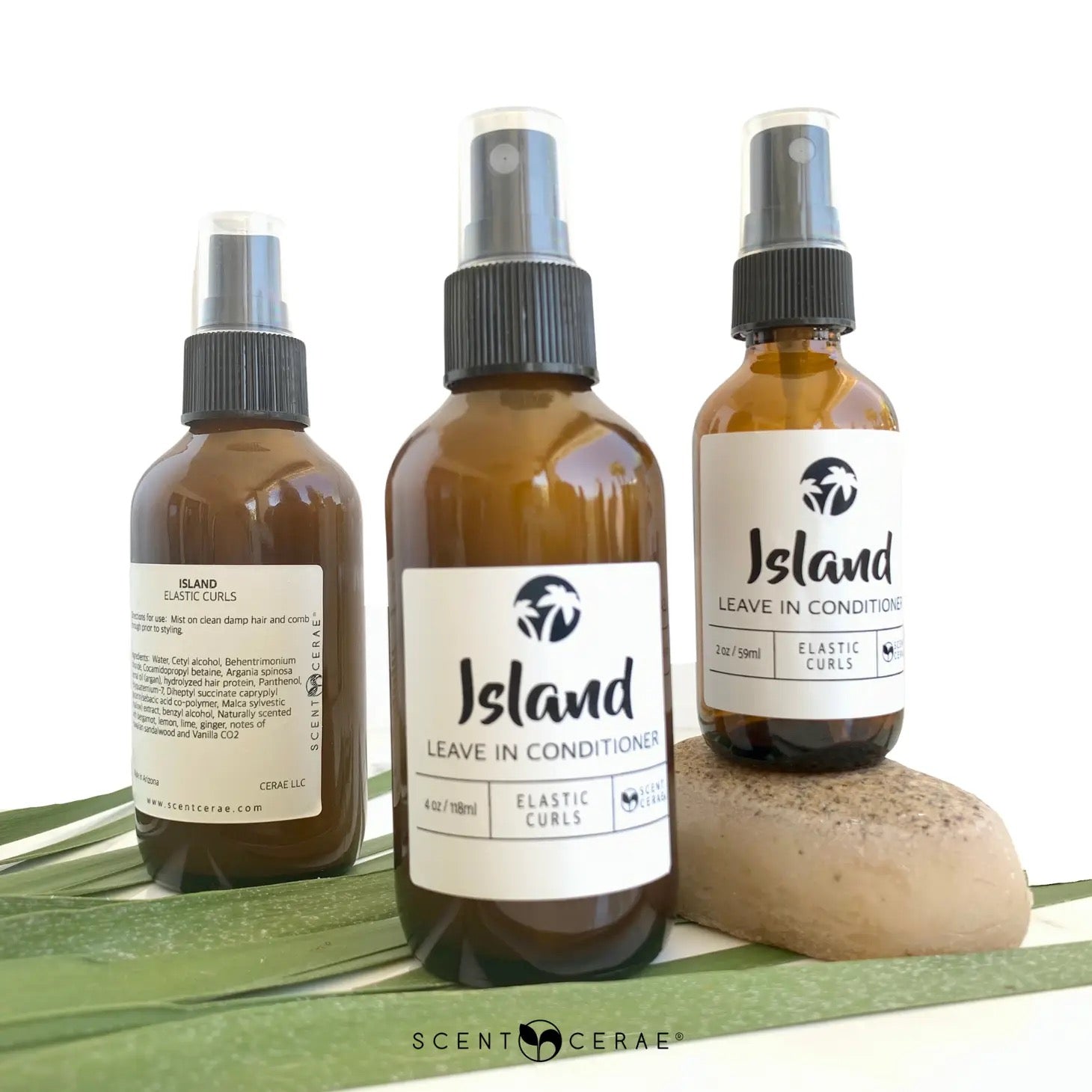 Island Natural Hair Leave-in Conditioner Spray ISLAND 2oz