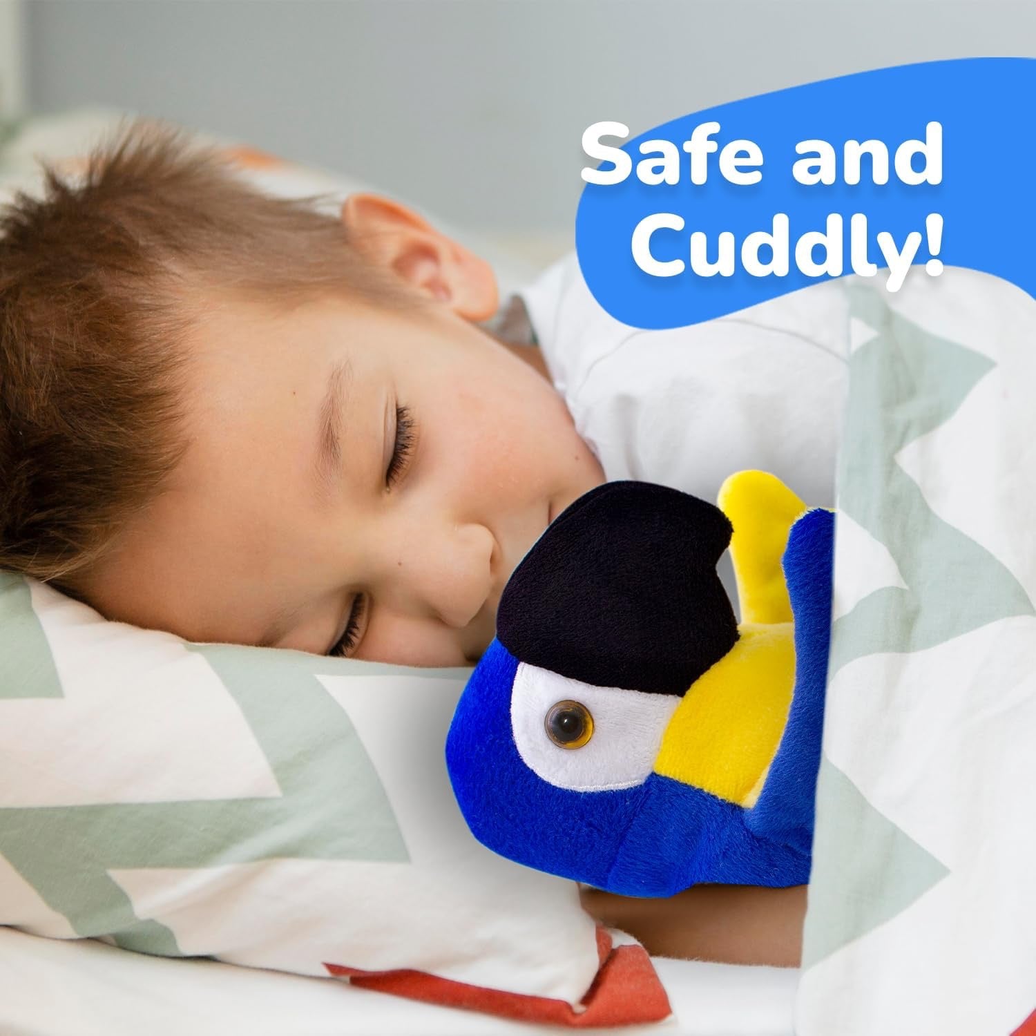 The Reversible Blue  Macaw Plushie