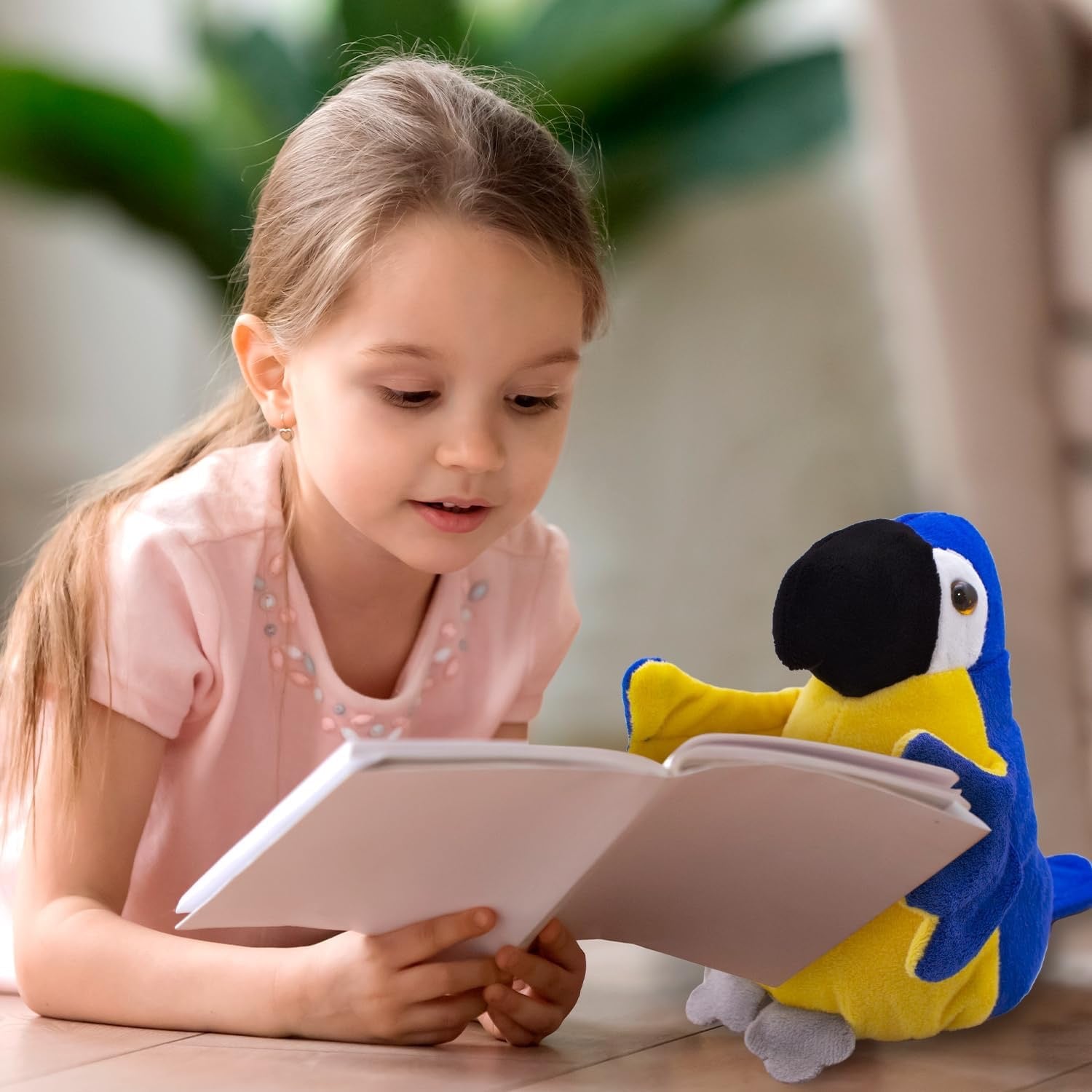 The Reversible Blue  Macaw Plushie