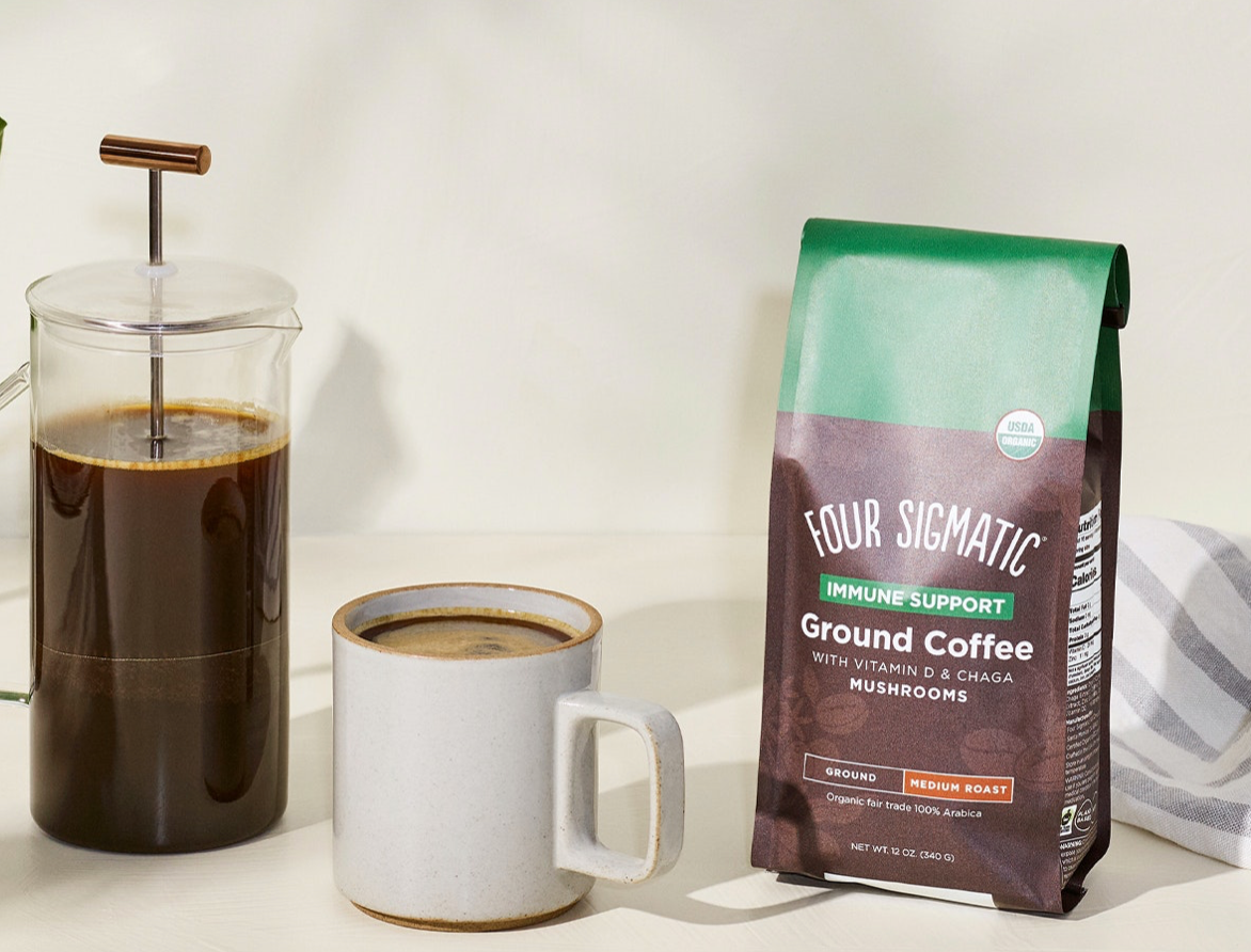 Four Sigmatic - Immune Support Coffee caffeine medium roast-SALE