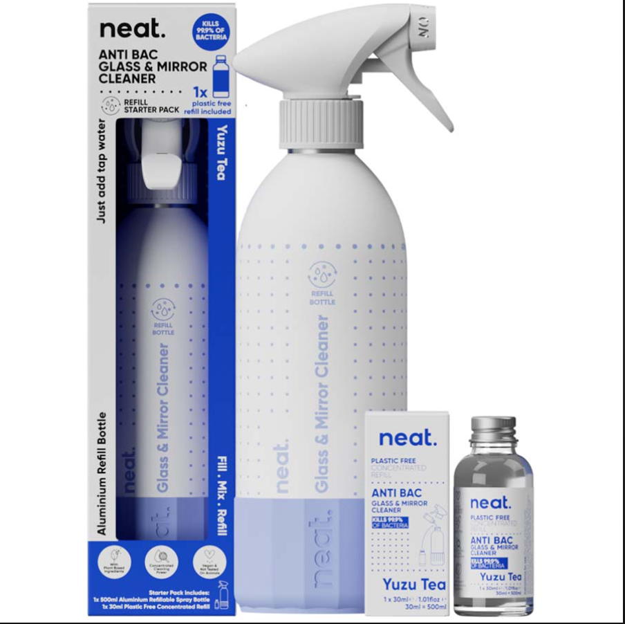 neat - Starter Kit anti bac glass & mirror yuzu tea