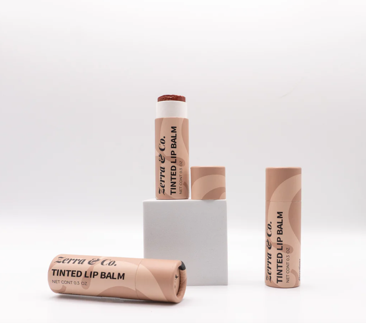 Zerra & Co- Tinted Lip Balm- Poppy Fields