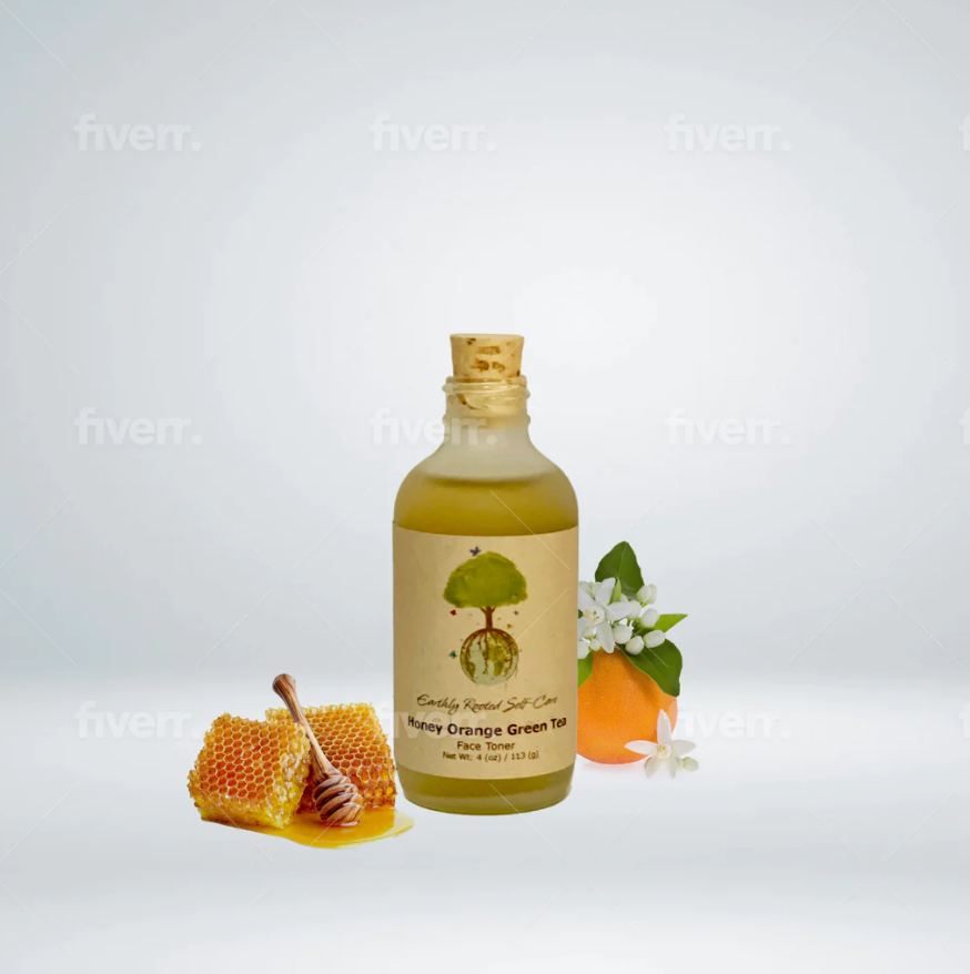 Earthly Rooted - Face Toner Honey orange green tea