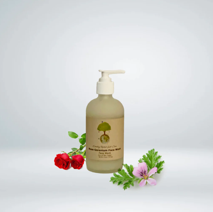 Earthly Rooted - Face Wash Rose geranium