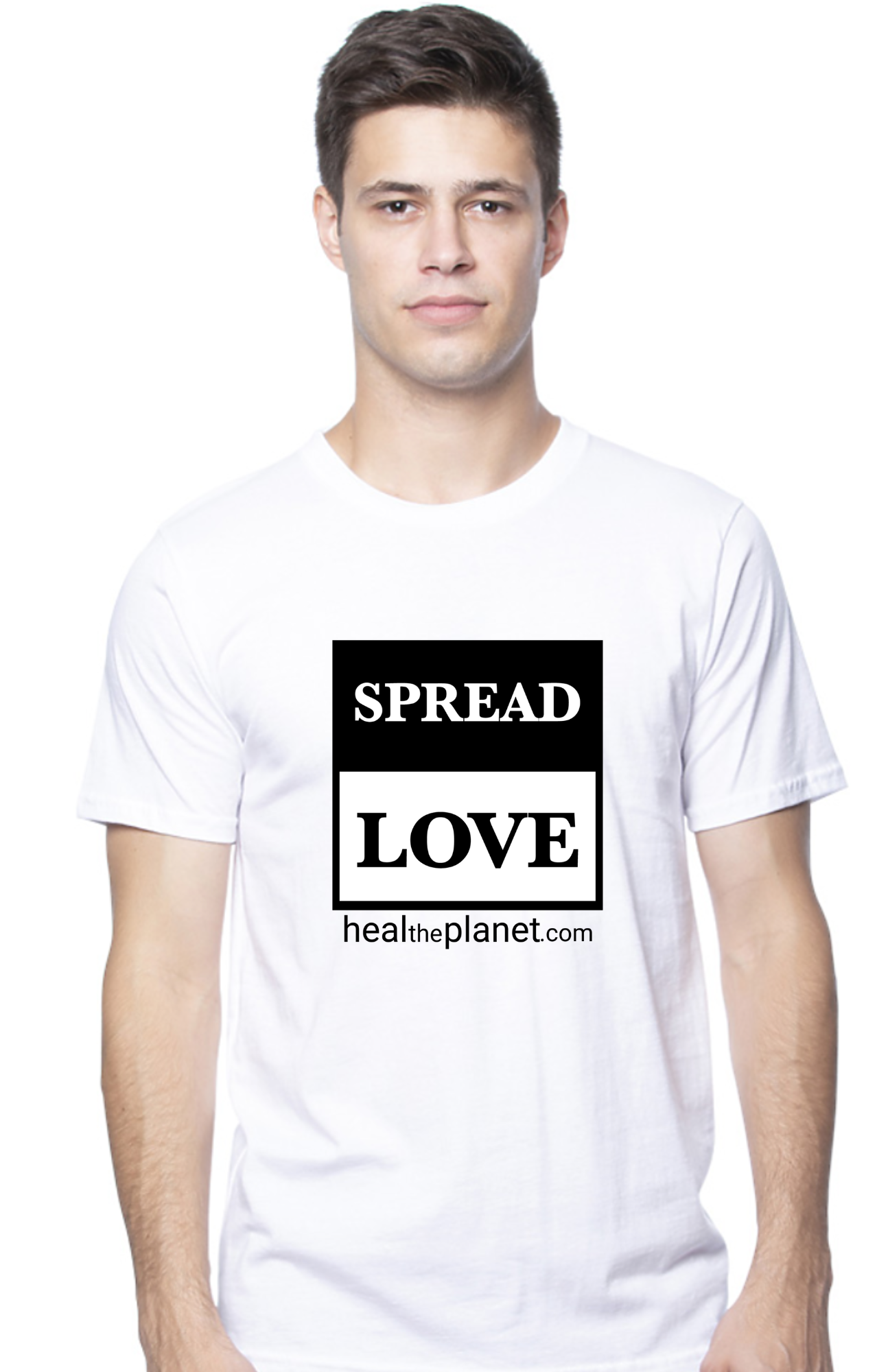 Organic Spread Love Tee - White - Unisex