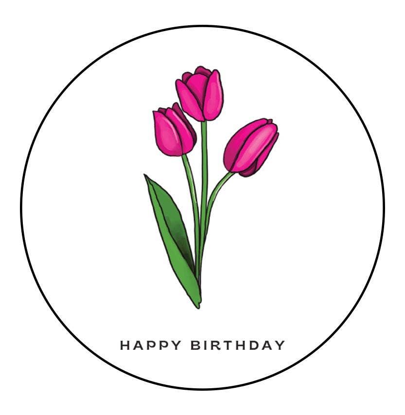 Birthday Flowers Plantable Greeting Card