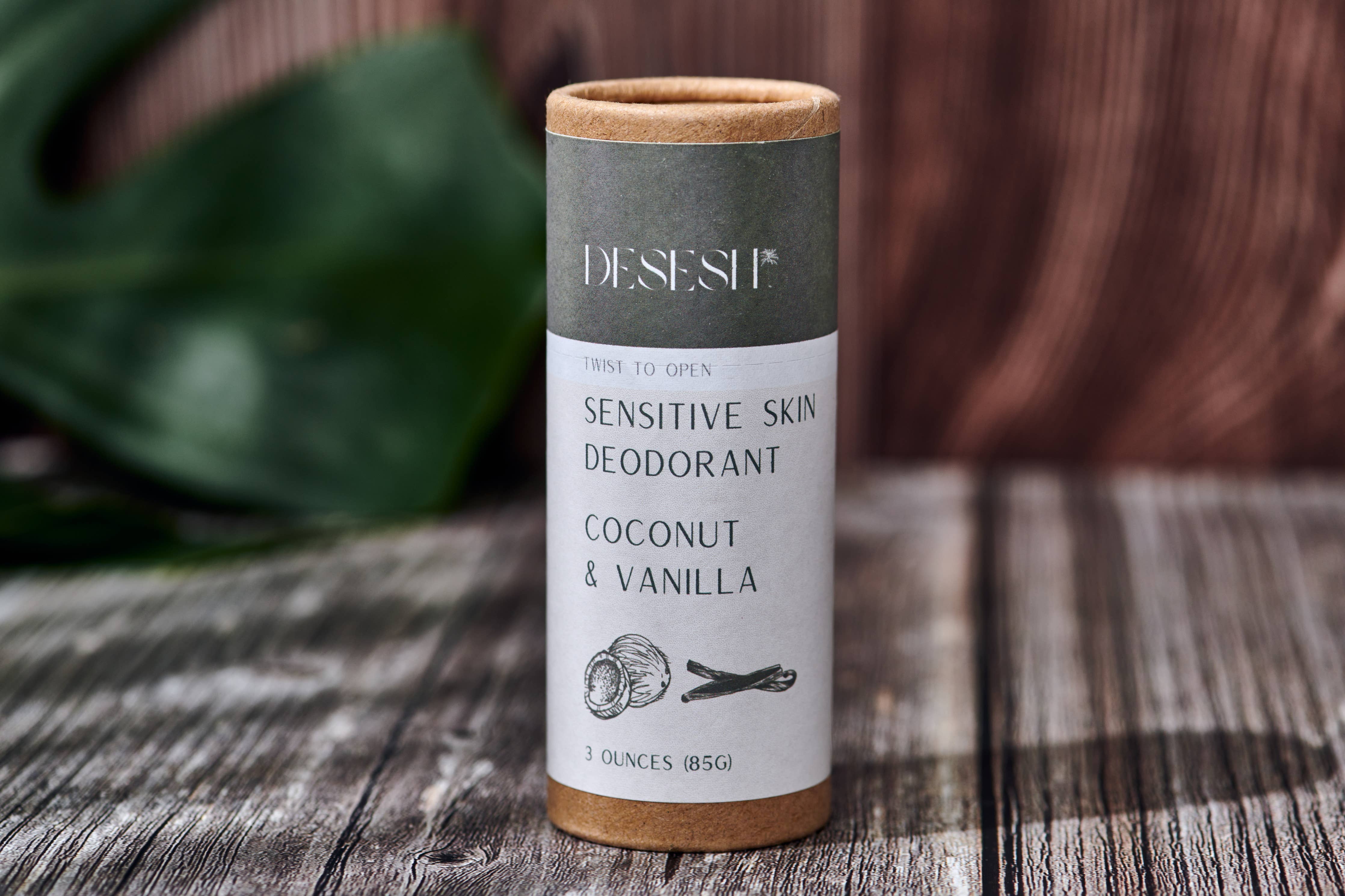 Desesh Natural Sensitive Deodorant (Aluminum Free, No Baking Soda)