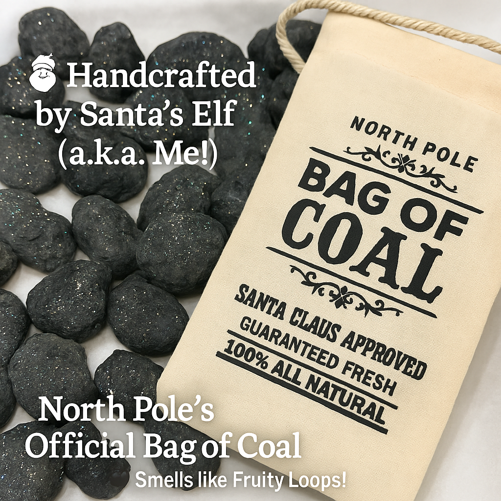 North Pole Coal – Fruity Loops Scented Soap