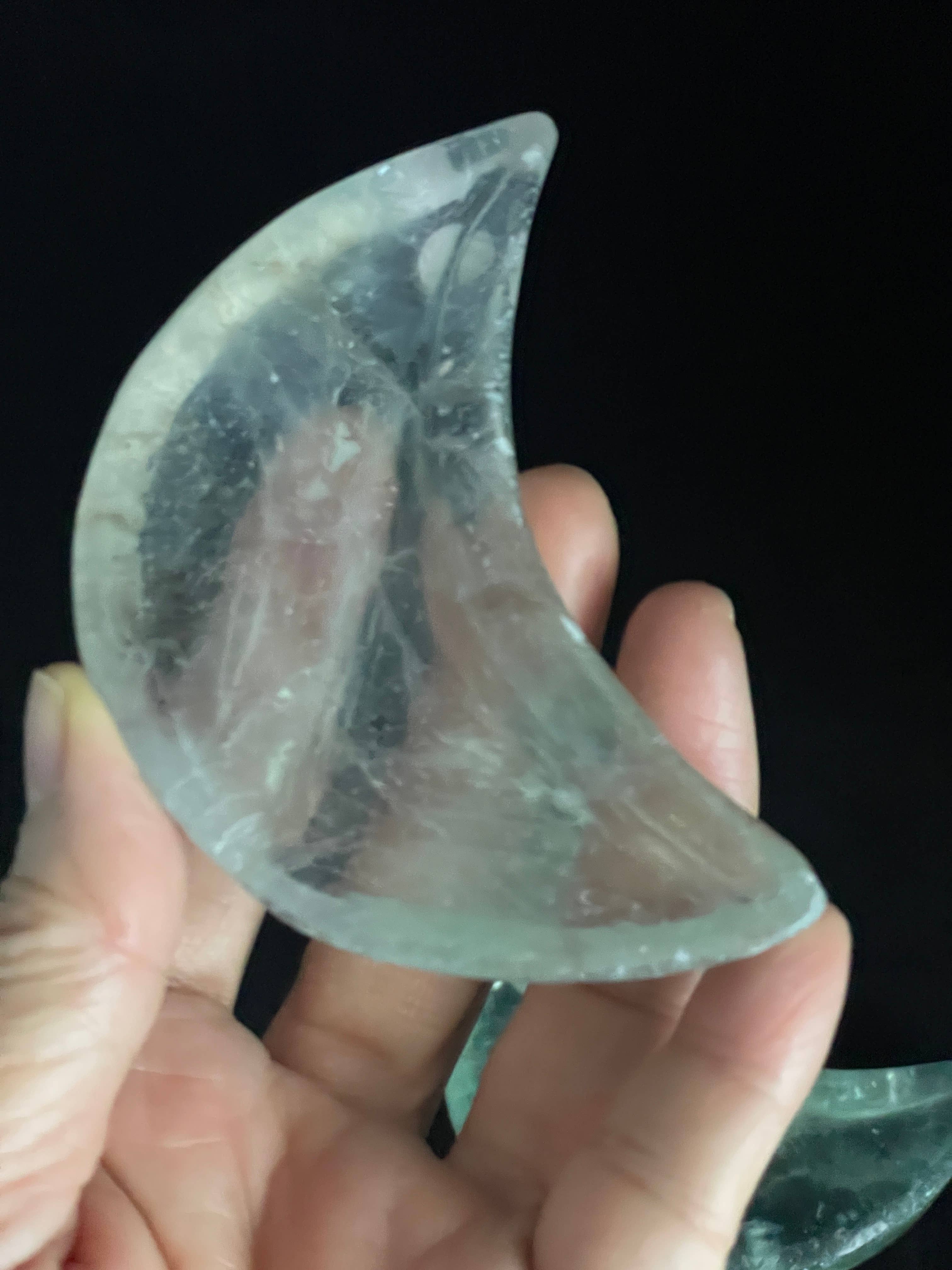 Crescent Moon Fluorite Bowl