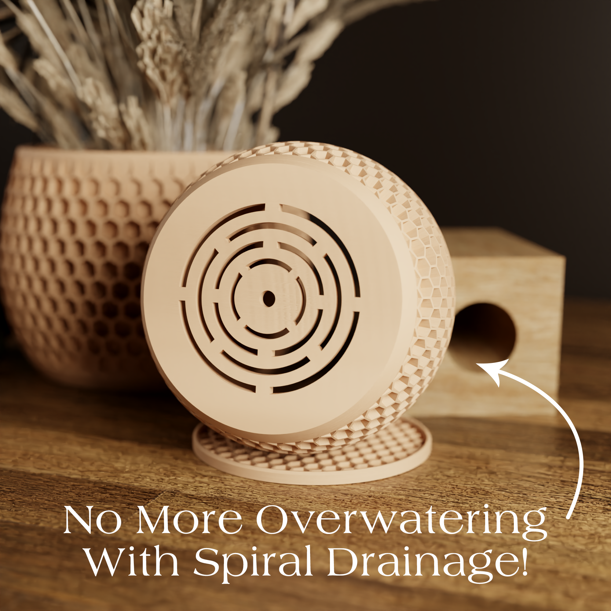 Modernized Pottery-HONEYCOMB Planter