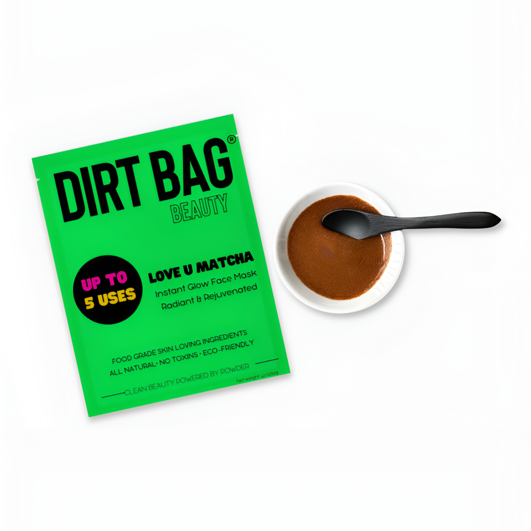 Dirt Bag Love u Matcha - Instant Glow Facial Mask - H2O Activated