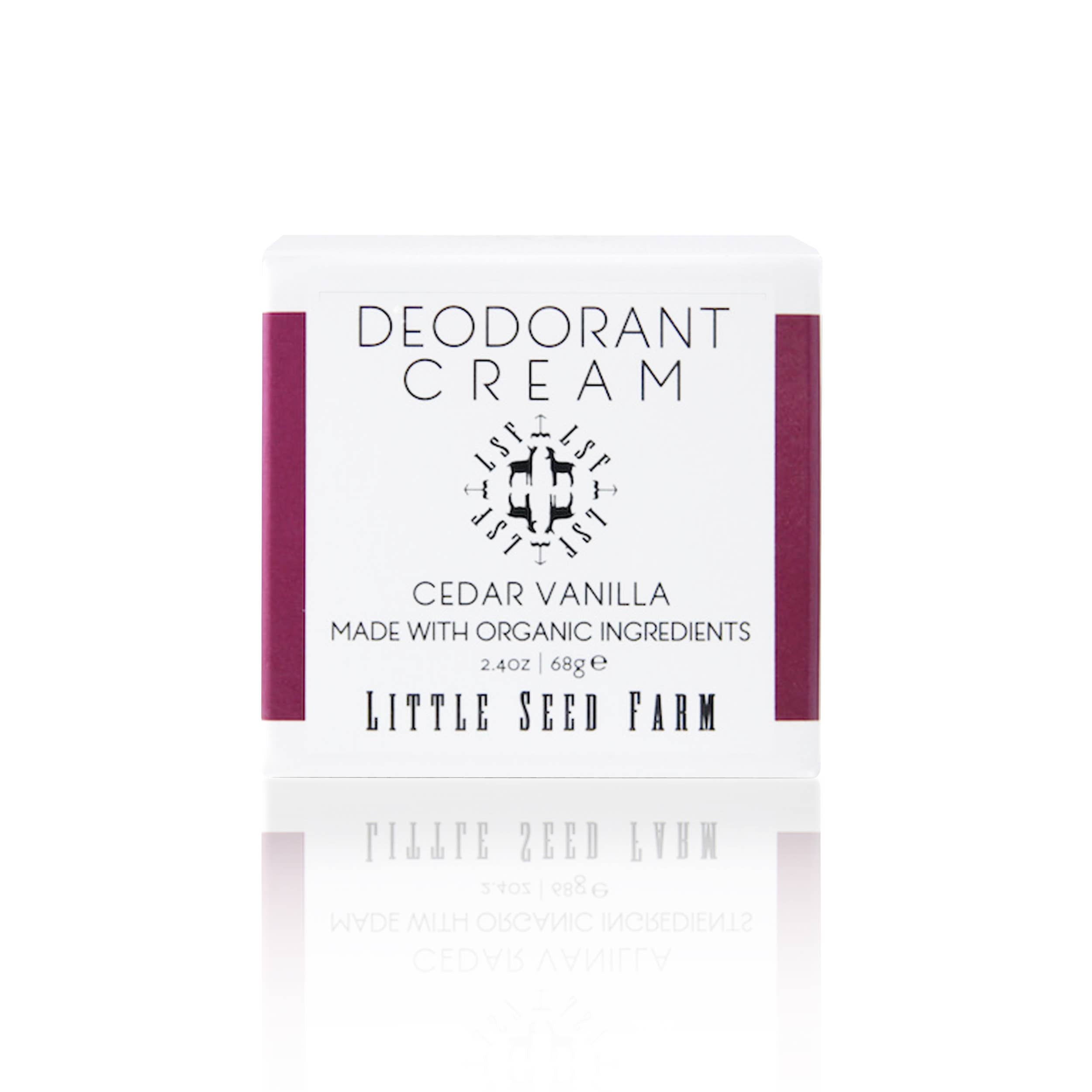 Little Seed Farm Cedar Vanilla Deodorant Cream