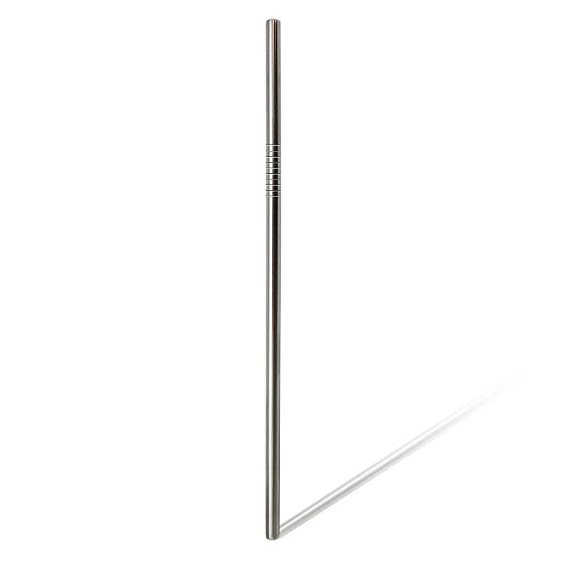 Straight stainless steel straw