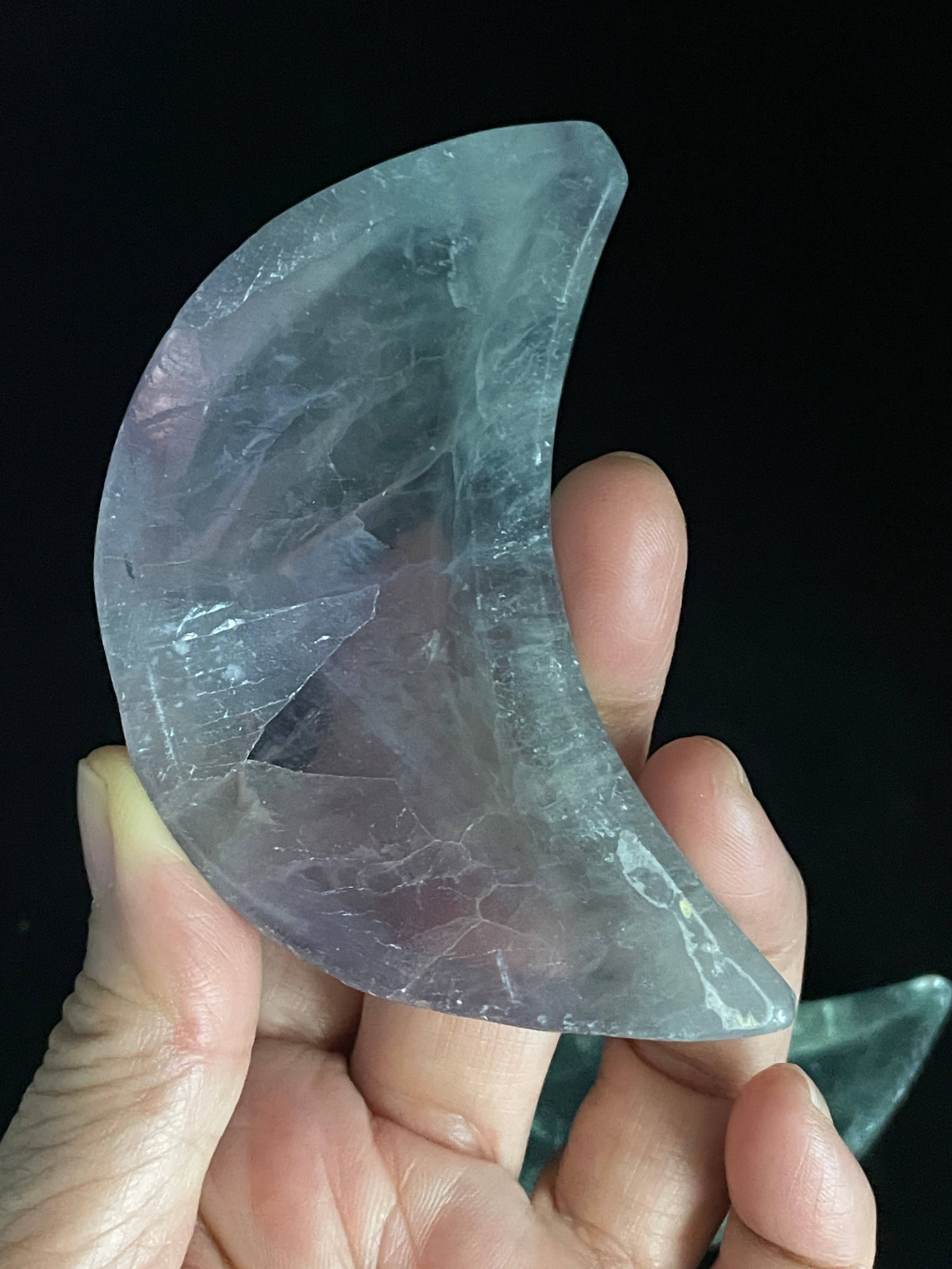 Crescent Moon Fluorite Bowl