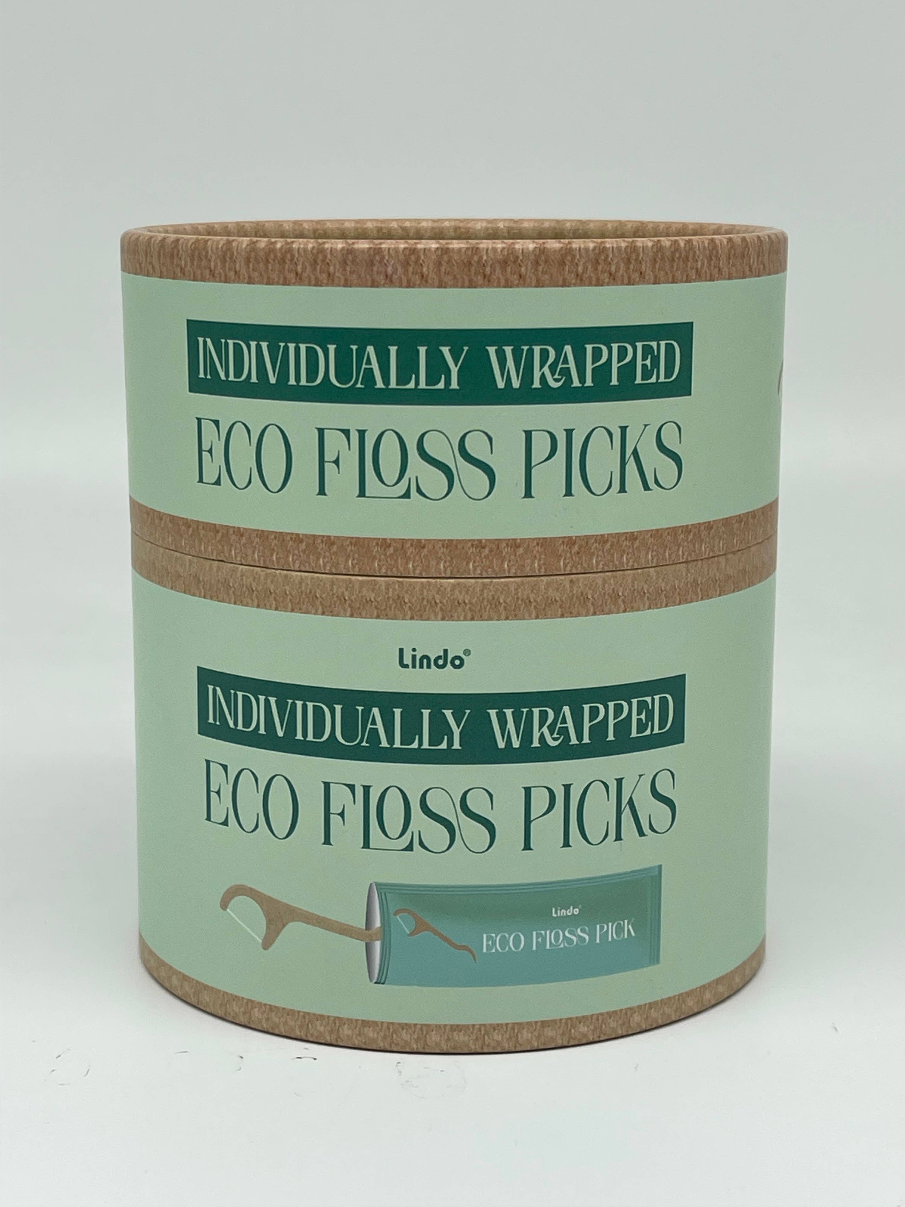 Lindo Individually Wrapped Dental Floss Picks (100 pcs)