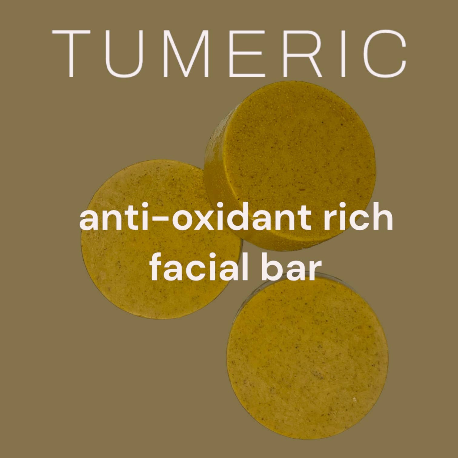 Tumeric Anti-Oxidant Rich Facial Cleansing Bar