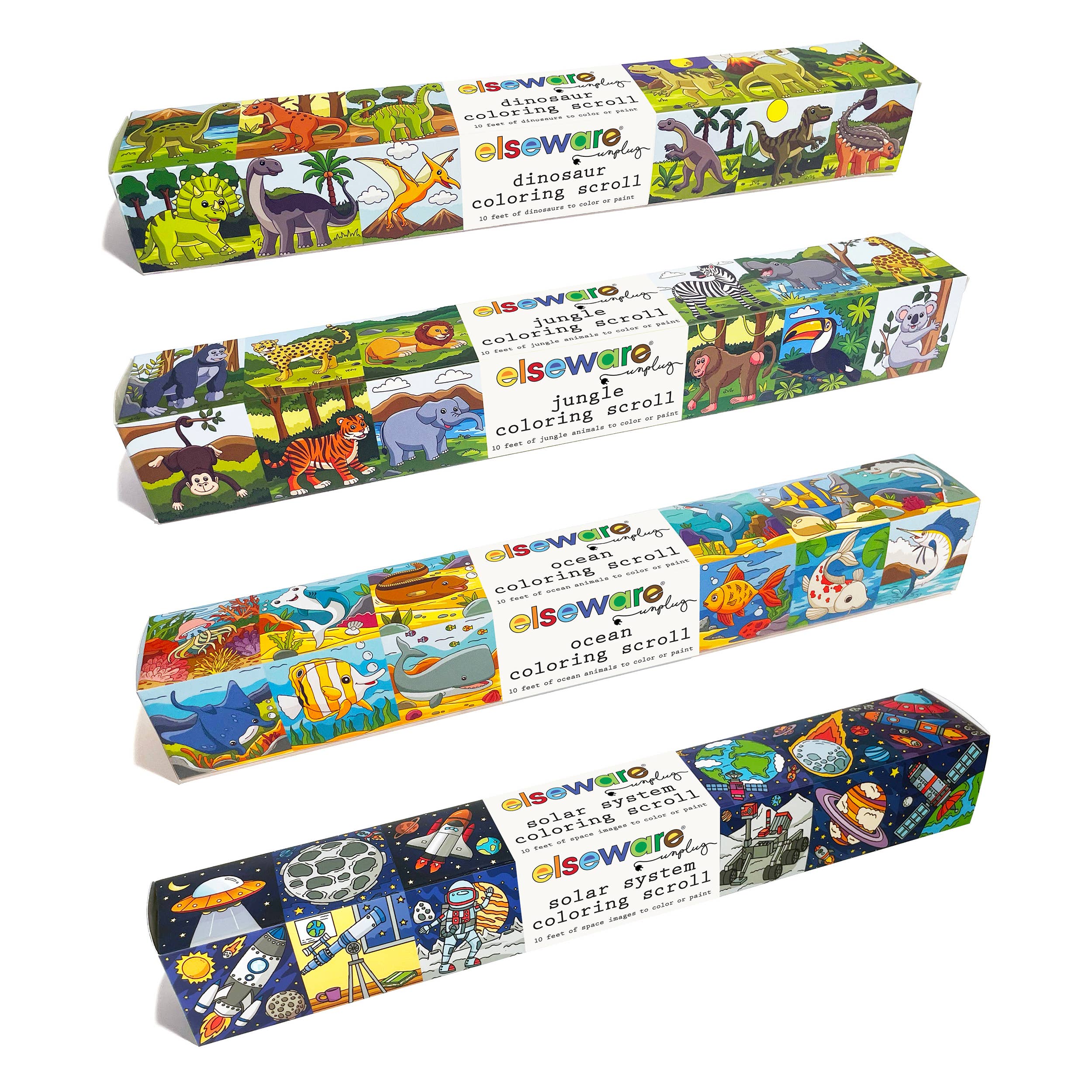 Eco-kids Coloring Scrolls - Ocean