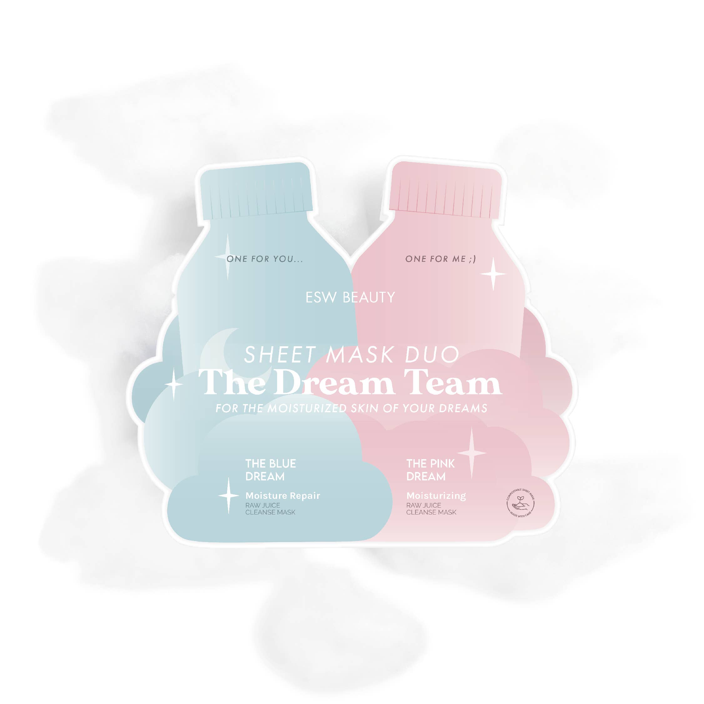 ESW Beauty- The Dream Team Sheet Mask Duo