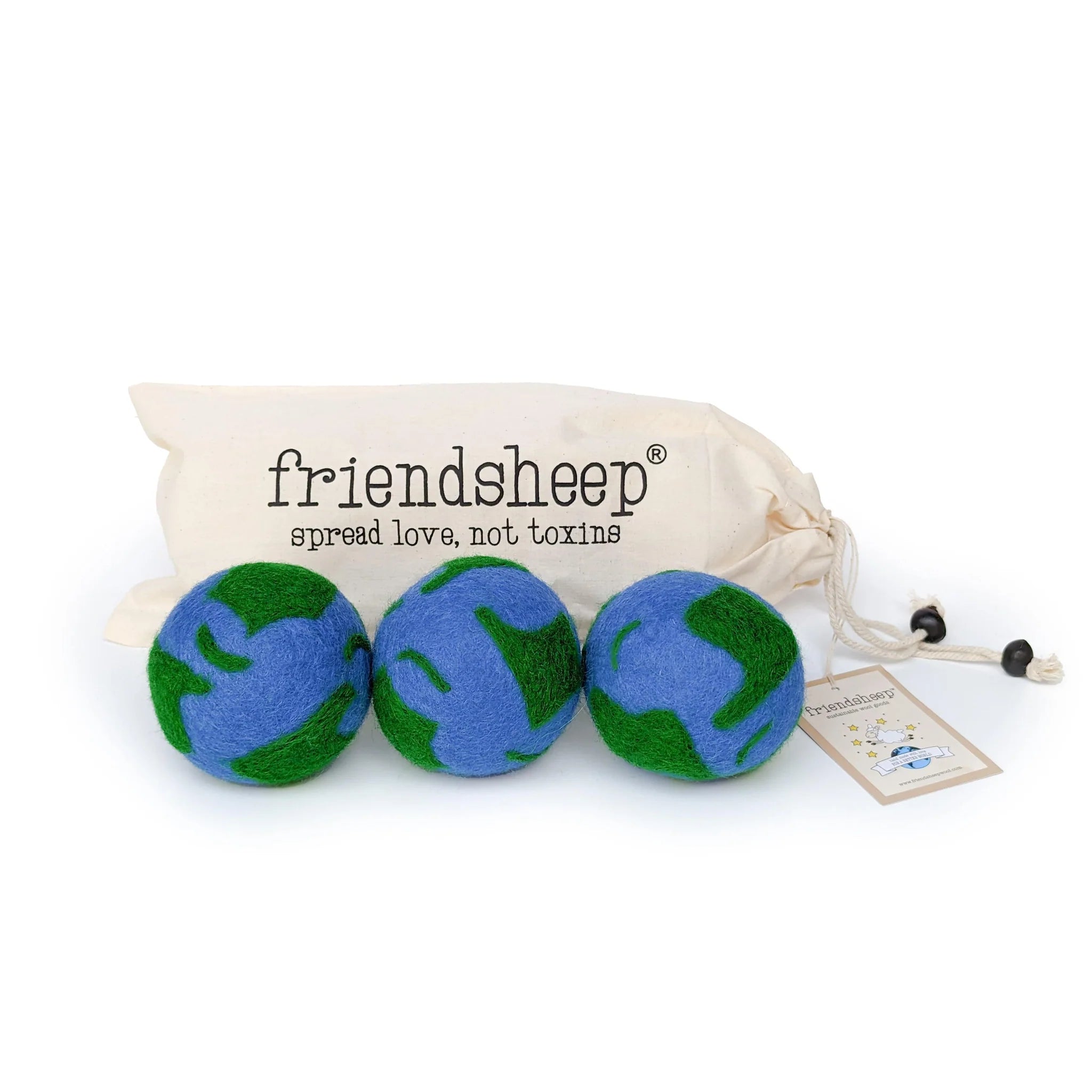Friendsheep - Earth Trio Eco Dryer Balls - Set of 3