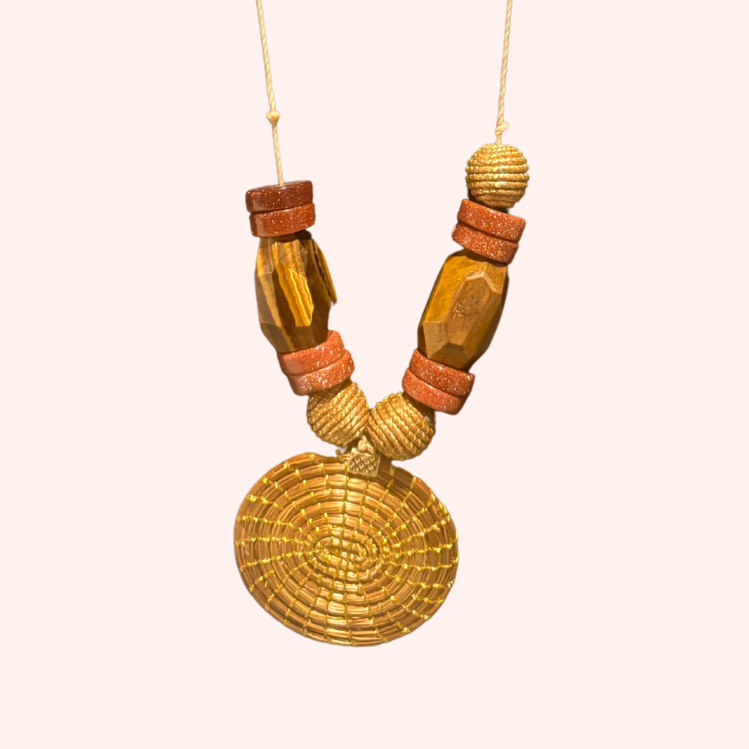 Botany Borderless Art Necklace