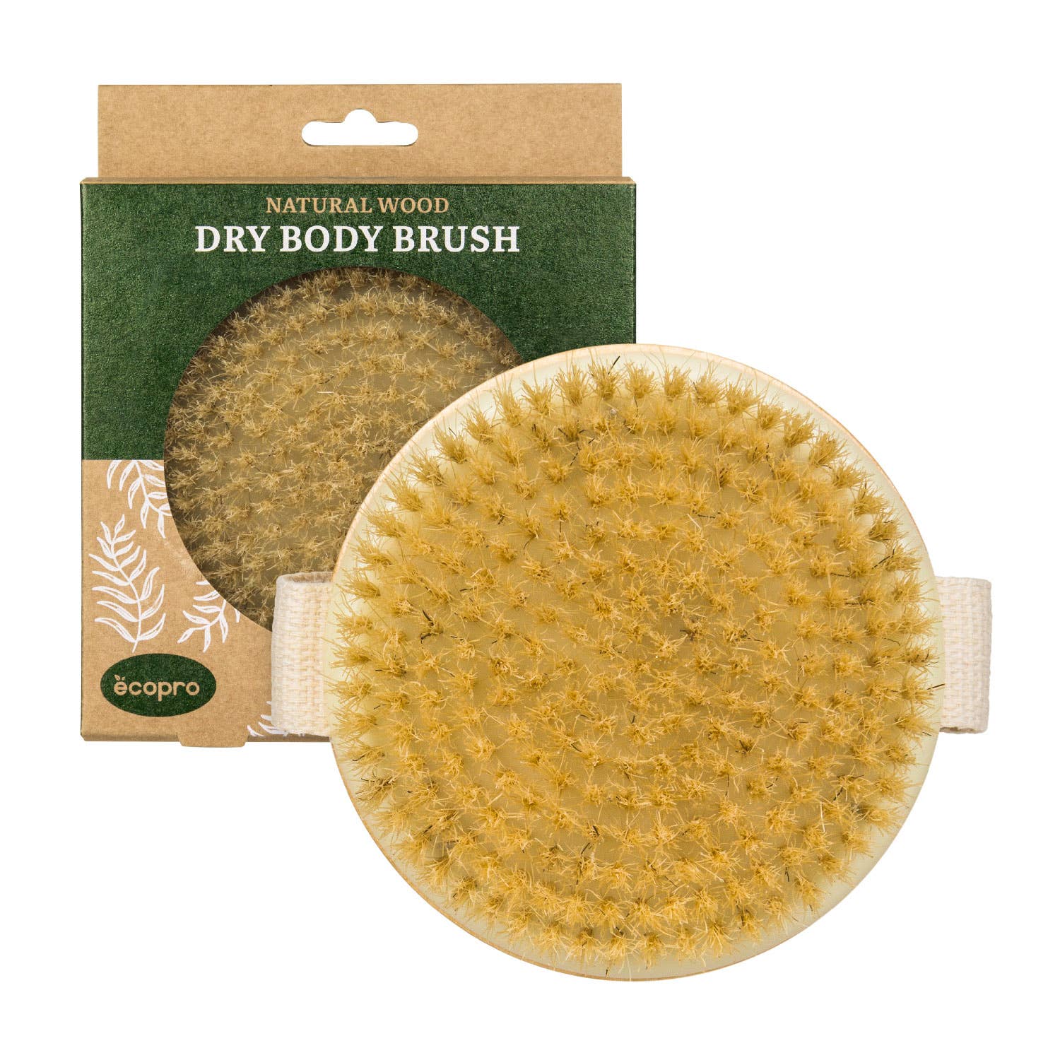 Ecopro Natural Wood Dry Body Brush