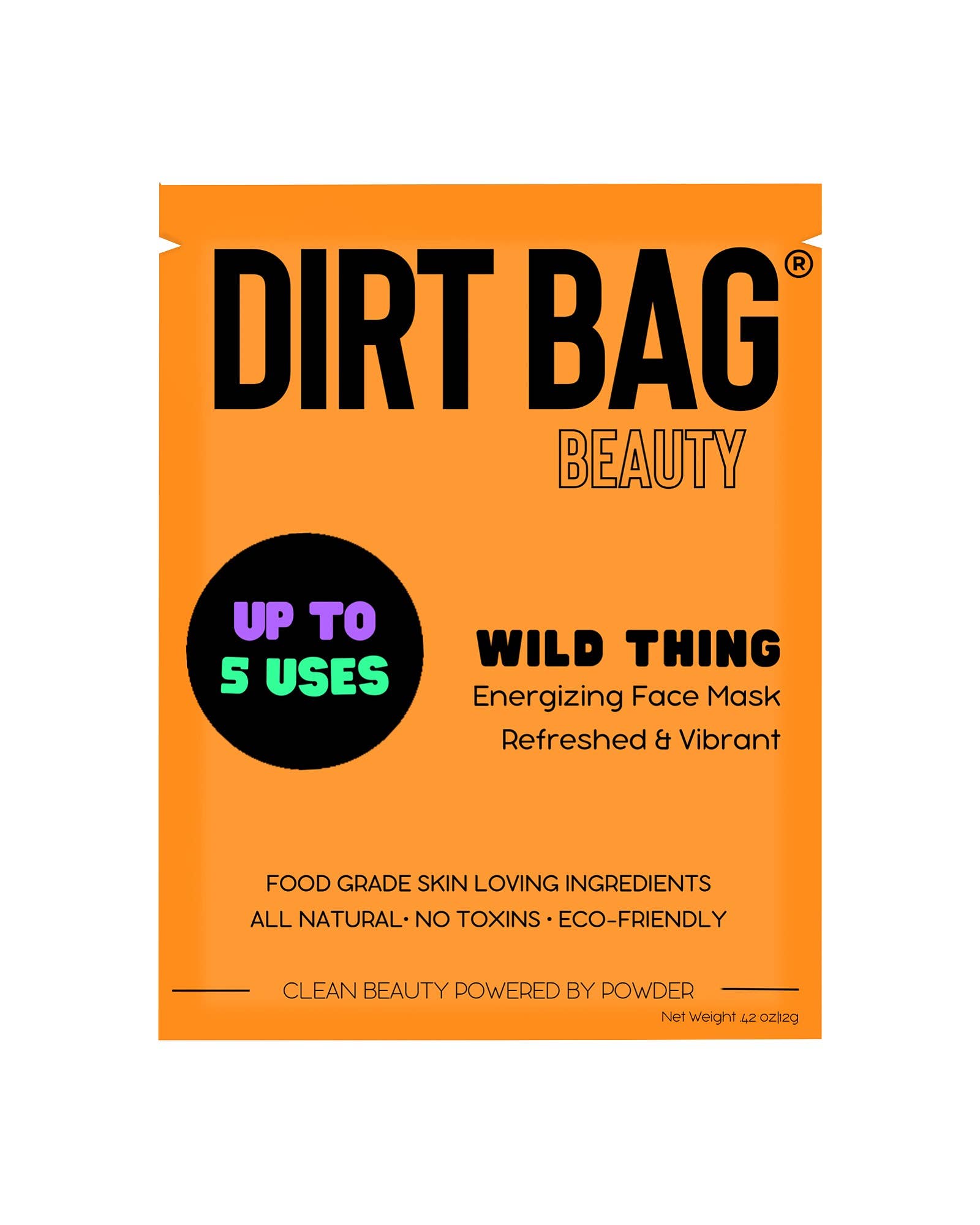 Dirt Bag Wild Thing- Refreshed & Vibrant Facial Mask - H2O Activated