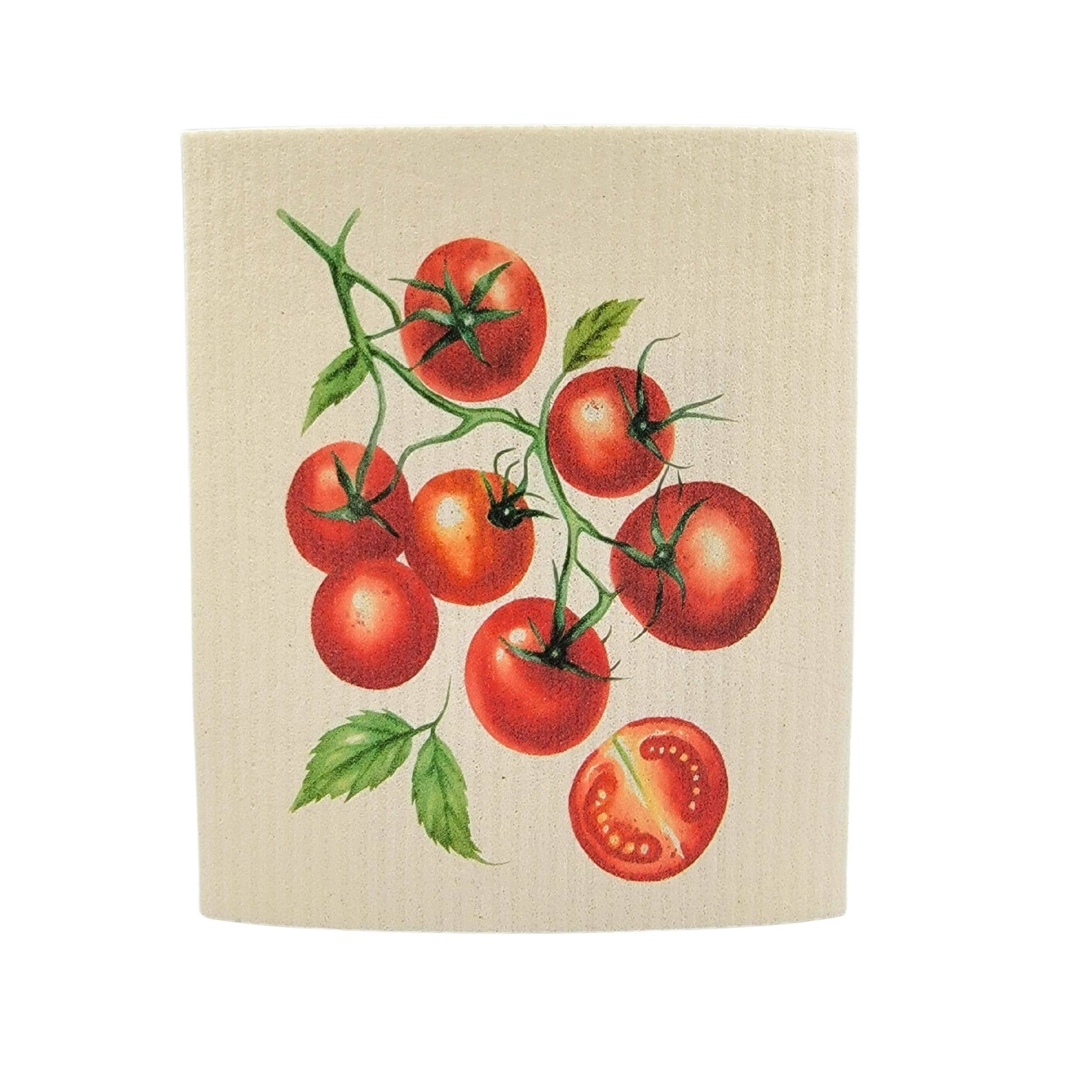 Driftless Vine Ripe Tomatoes Swedish Dishcloth - Garden Gifts