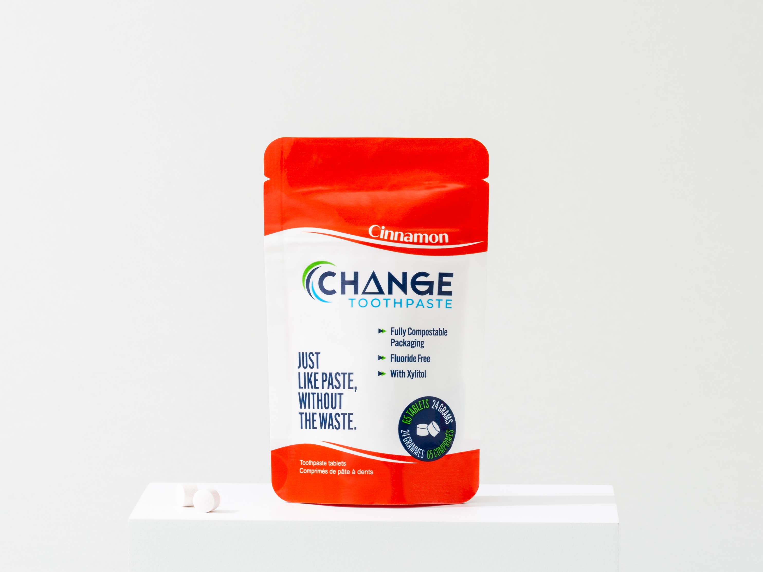 Change - 1-Month Toothpaste Tablets - Cinnamon