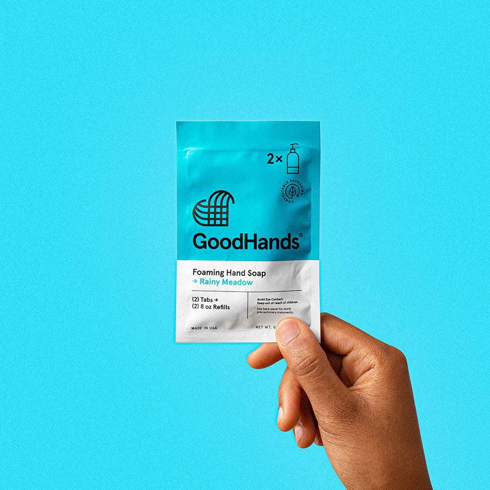 Good Hands - Foaming Hand Soap Tab Refills Rainy Meadow