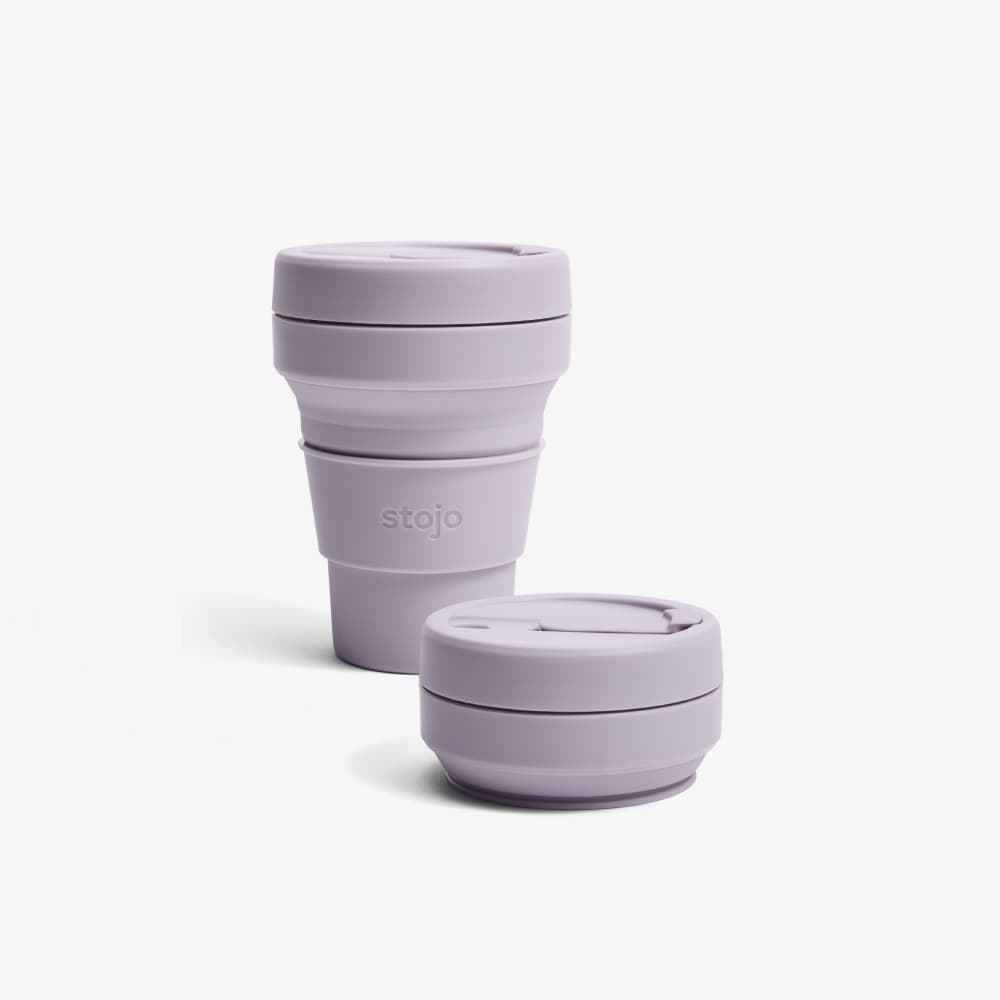 Stojo - 12 oz Collapsible Travel Cup - Collapsed Packaging