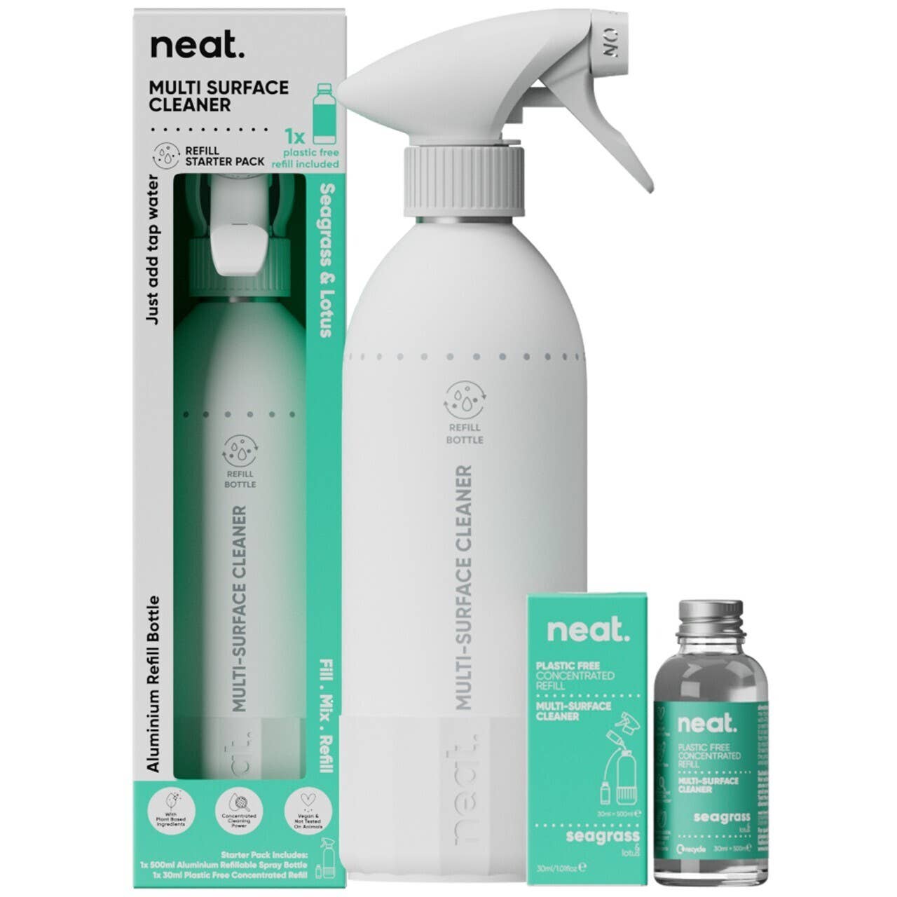 neat - Starter Kit multi surface cleaner seagrass & lotus