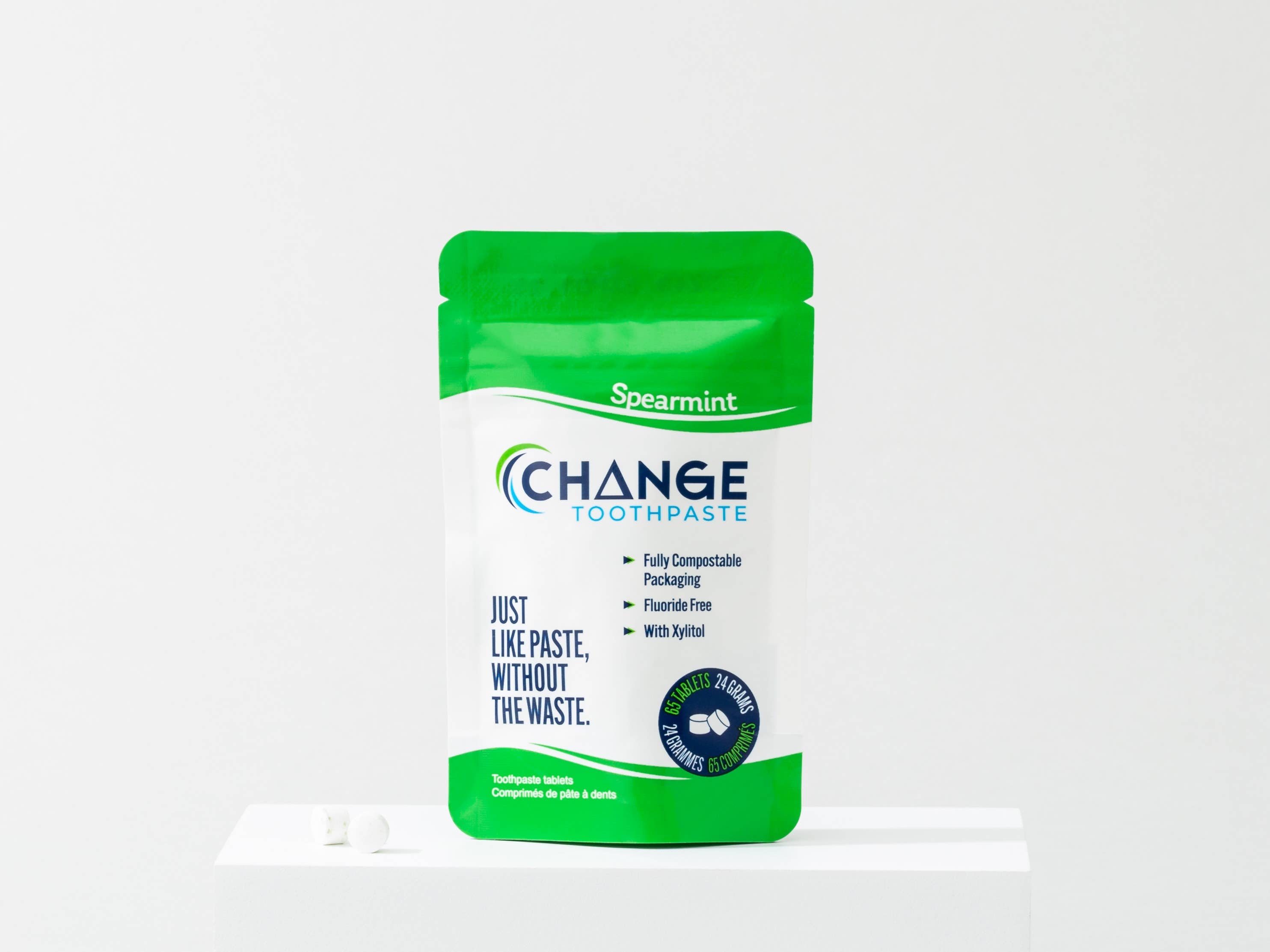 Change - 1-Month Toothpaste Tablets - Spearmint