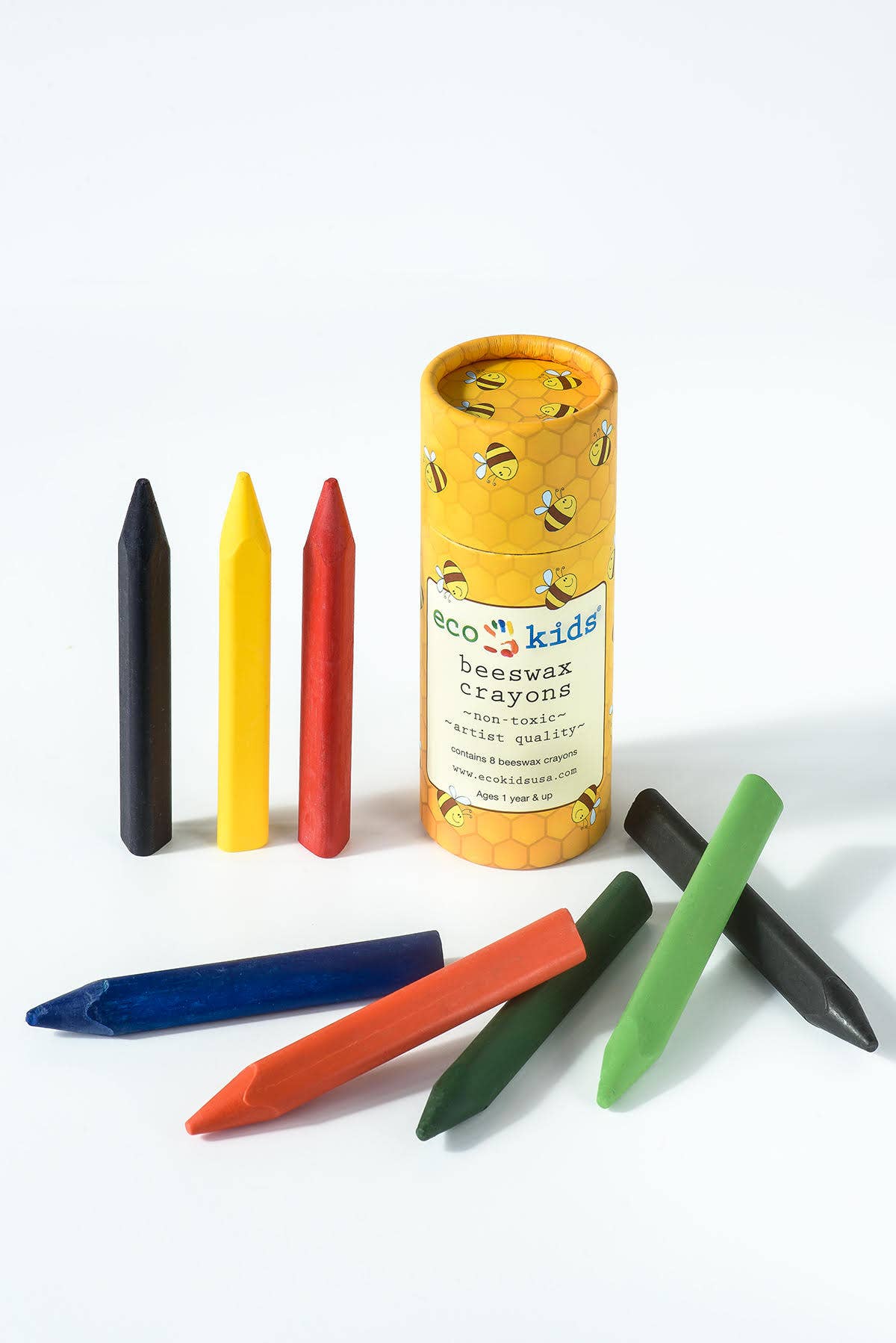 eco-kids - triangle beeswax crayons